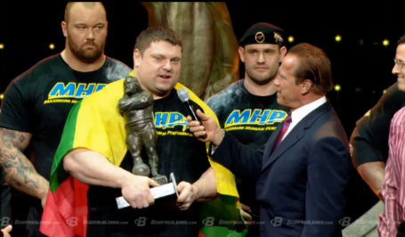 Результаты Arnold Classic Strongman-2014